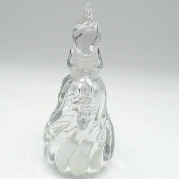 Vintage Fostoria Cruet Colonial Swirl Clear Glass Original Flame Stopper - Picture 2 of 8